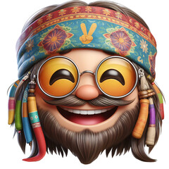 good vibes smiley face hippie png, dont worry be hippie reggae jamaica afro african smoking weed png design