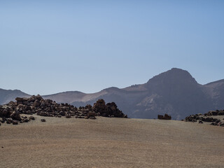 Landscape of Teide National Park . - 741913393