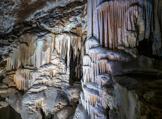 The cave Postojna Cave in Slovenia - 741921385