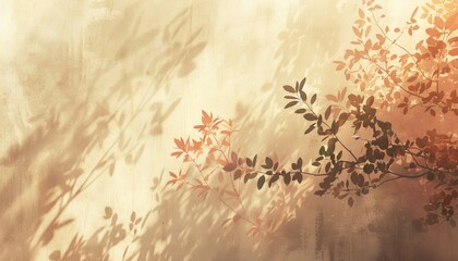 Glowing pale rose gold gradients in abstract spring background, evoking warmth and renewal.