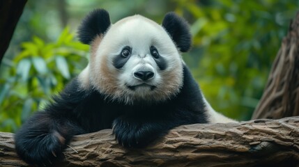 amazone forest panda  in a forest