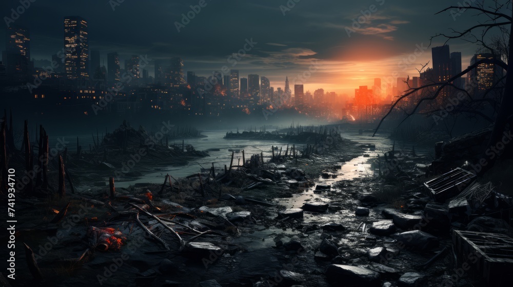 Poster generative ai decayed metropolis