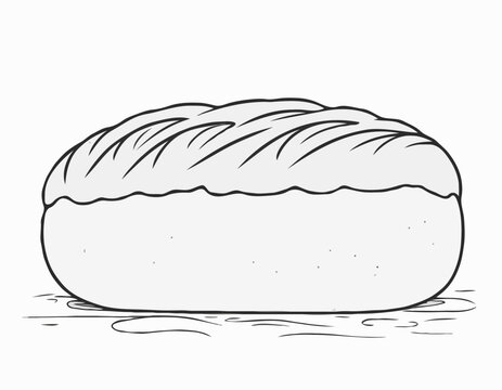 recommend clip art: Bread rolls, outline