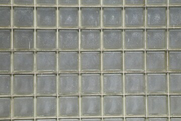 Glass block wall full frame