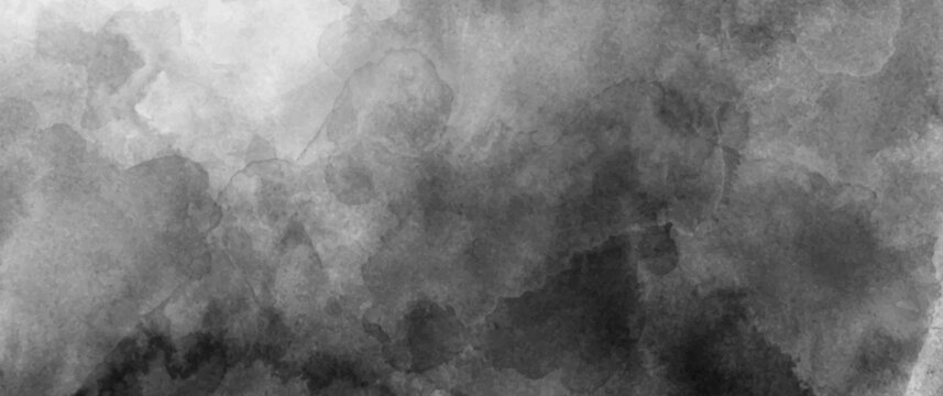 Grey watercolor texture background. Watercolor grunge abstract backdrop. Vector illustration for cards, flyer, poster and cover design. Old paper textured template for design.