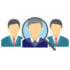 Businessman teamwork Business icon Vector