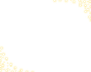 light lights effect background. Background of luminous particles of different sizes. Glowing dust on a transparent screen.