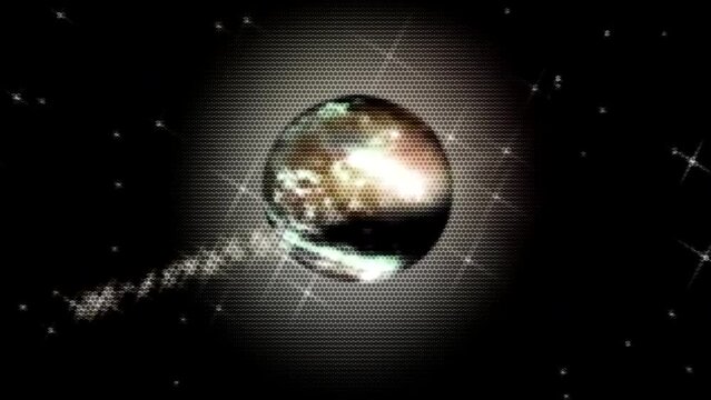 animated moving motion background showing planet earth from space
