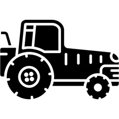 Autonomous Tractor Icon