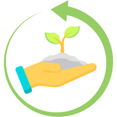 Sustainable Agriculture Illustration