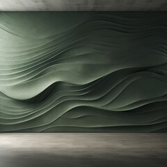 Abstract dark Olive 3d concrete cement texture wall texture background wallpaper banner