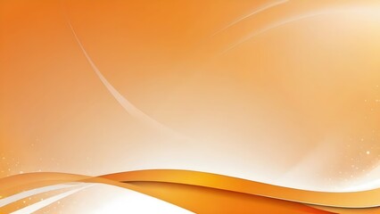 Abstract gradient orange background with waves for template, background, banner, postcard, presentation