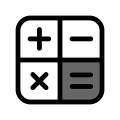 Obraz premium Calculator icon PNG