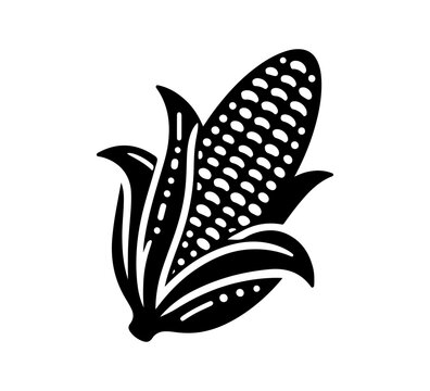 recommend clip art: Corn hand drawn vector graphic asset vector