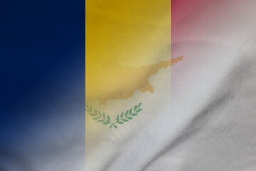 Chad and Cyprus state flag international contract CYP CHL