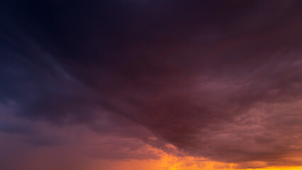 Clouds background. Dramatic Clouds Sunset Background. Sky with clouds in Sunrise. Sunrise with clouds in various shapes background. Calm Cloud.