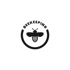Beekeeping icon or Bee Keeping label Vector Isolated. Best beekeeping icon for mobile applications and websites. Or related content about honey bees.