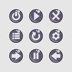 Game button elements