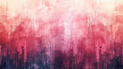 Digital Fusion: Unique Watercolor Glitch Abstract Combining Traditional Washes with Digital Aesthetics for Wallpaper