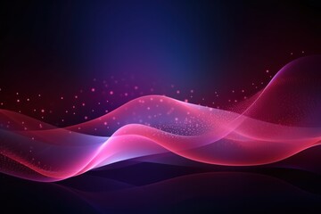 Abstract Waving Maroon and lilac Particle Technology Background Design. Abstract wave