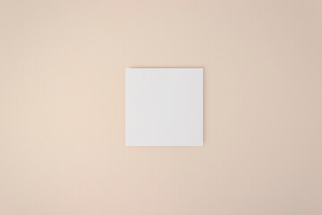 5x5 inch Greeting Card Mock up, Thank You Card, Invitation Mockup, Minimal Styled Stock, RSVP Card	
