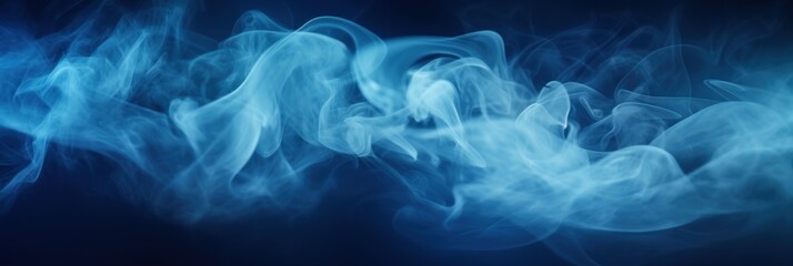 Cyan smoke exploding outwards with empty center