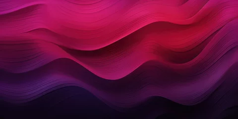Poster Dark Magenta grunge stripes abstract banner design. Geometric tech background. Vector illustration © Celina