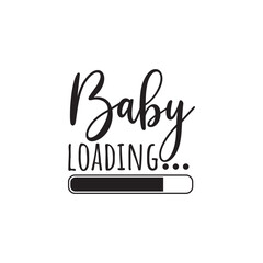 Baby Loading Vector Design on White Background
