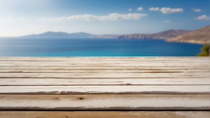 Fototapeta na wymiar wooden pier on lake