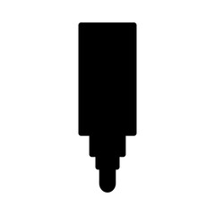 Stick Medical Tool Glyph Icon