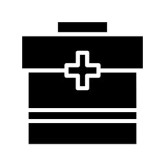Bag Box Health Glyph Icon