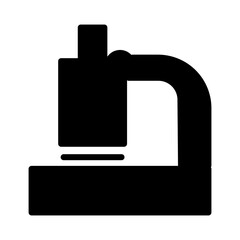 Doctor Equipment Microscope Glyph Icon