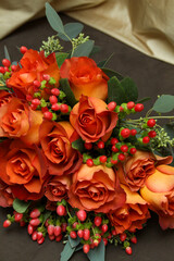 Red Orange Roses