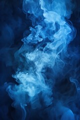 Navy Blue smoke exploding outwards with empty center