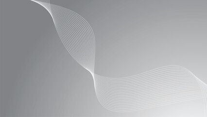 White and gray abstract gradient background wallpaper vector image for backdrop or presentation
