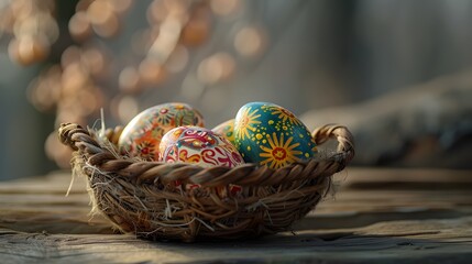 Embrace the joy and beauty of Easter with a heartwarming celebration and colorful festivities in a blooming spring garden.