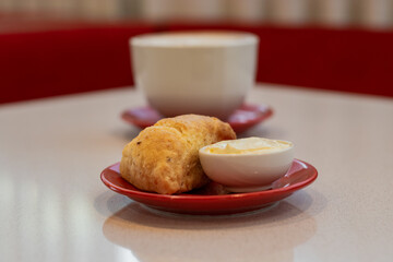 coffee and croissant