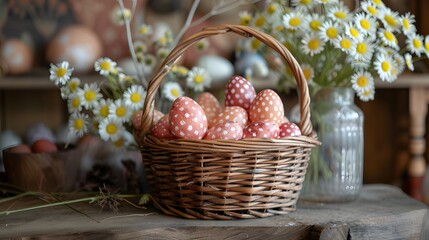 Immerse yourself in the joy of Easter with a heartwarming family celebration and colorful egg hunt in a blooming spring garden.