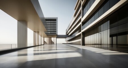 Obraz premium Modern architecture meets minimalist design