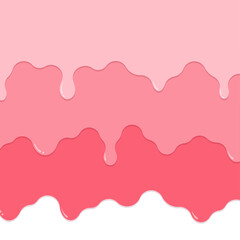 フレーム素材_垂れた液体_ピンク