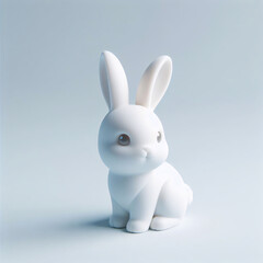 A cute plastic bunny rabbit