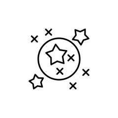 space objects icon, shape, logo, symbol