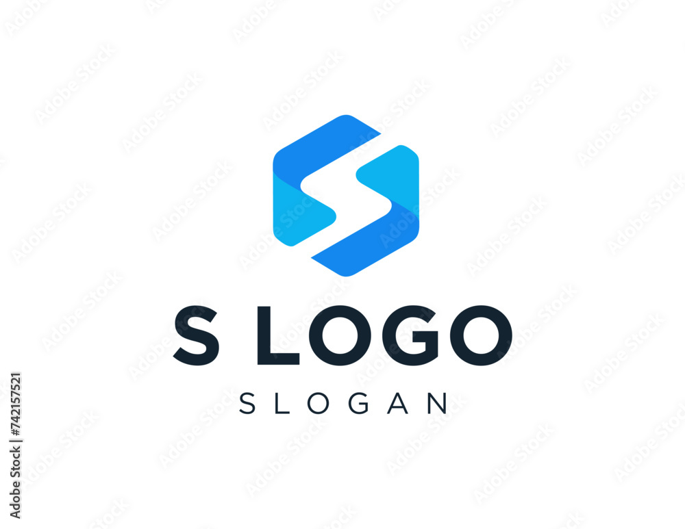 Fototapete the logo design is about s logo and was created using the corel draw 2018 application with a white b