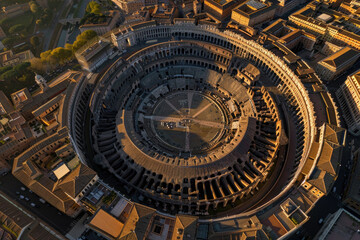 Drone view captures Rome's ancient landmarks in a new light