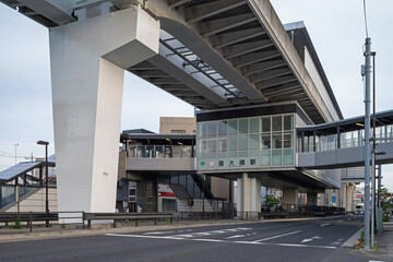 扇大橋駅の駅前通り