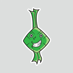 Islamic Eid Al-Fitr Ketupat Mascot
