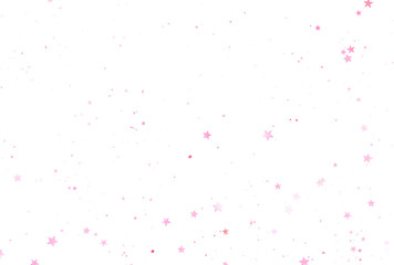 背景素材_水彩の星_ピンク