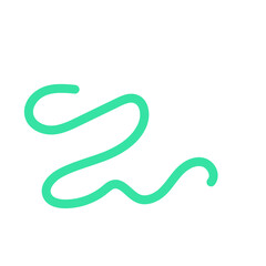 Obraz premium Abstract squiggly lines vectors 