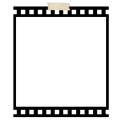 Filmstrips mockup templates. Real high-res 35mm film frame background with space for your image....