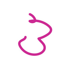 Obraz premium Abstract squiggly lines vectors 